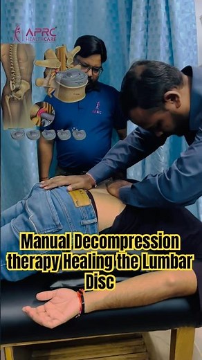 Manual Spinal Decompression Therapy || Lumbar Radiculopathy || #physiotherapy #physiotherapist