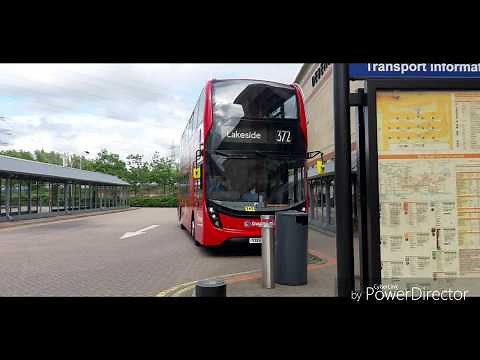 Full Route Visual. 372 Hornchurch, Town Centre - Lakeside. YX19OMF. 11079. Stagecoach London E40D SH