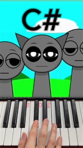 Sprunki GRAY Piano Tutorial (Phase 1) 🎹