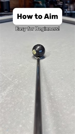 Traveling Pool Hustler 🎱 on Instagram: "Never miss again with this simple technique for how to aim in pool! #billiards #pooltips #howtoplaypool"