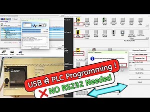 🔌 Mitsubishi PLC Communication via USB Cable | Step-by-Step Guide 🛠️‪@AllGyanElectrical‬