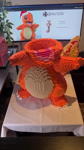 Building a Life Size Lego Charmander