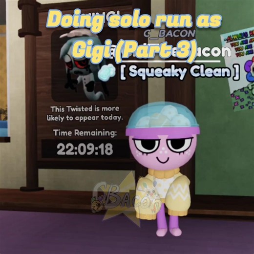 Chơi solo run dùng nhân vật gigi 🤑💫 (Part 3) #roblox #dandysworld #gigi