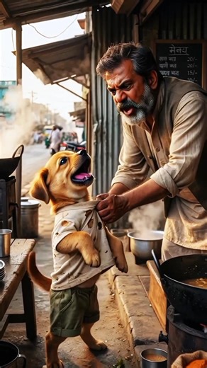 Poor Puppy Was Rejected at Dhaba... His Ending Shocked Everyone!🐶 #puppystory #shorts #poorpuppy