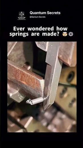 How Springs Are Made 🤯⚙️”