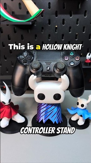3D Printed Shiny Hollow Knight PS5 Controller stand #3dprinting #hollowknight