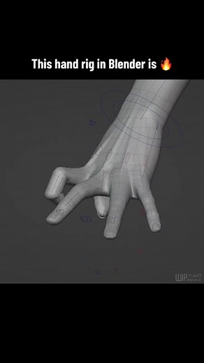 Human Hand Rig in Blender by Chris Jones