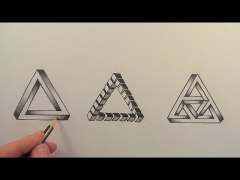 How to Draw The Impossible Triangle in 3 Different Ways: Narrated