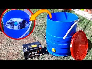 LAVADORA PORTATIL DE 12 VOLT - Económica y Fácil de Construir