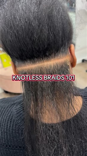 Danielle E. Brown on Instagram: "Knotless braids 101: the first braid of the set #knotlessbraids #fblifestyle #knotlessbraidstutorial #braidtutorial #fyp"