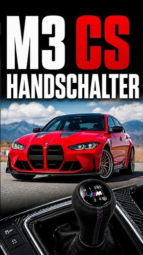 BMW M3 CS Manual – The King of Sports Sedans! 👑