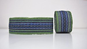 Handgewebtes Gurtband - Handgemachtes Webband aus Ecuador - verschiedene Farben - Muster Pescado Filo - 5cm - 50mm - für Taschen uvm. - Etsy.de
