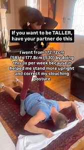 327K views · 7.1K reactions | Get taller with a BED SHEET and your partner! We lose height as we age due to rounded poor posture! This technique helps open up the chest and shoulders to promote more upright TALLER posture! FOLLOW to be TALL! #viral | Moore Wellness | Facebook