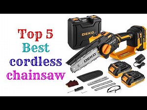 Top 5 Best Cordless Chainsaws of 2024: Power Meets Portability