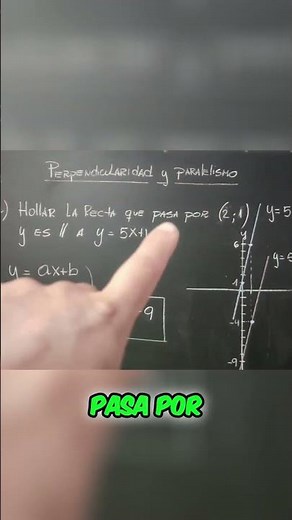 Perpendicularidad y Paralelismo: Ejemplo para Hallar una Recta en Español