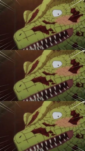 Nikaido's farewell to Caiman in DOROHEDORO Season 2