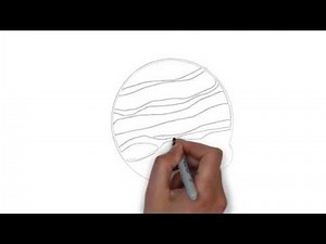 как нарисовать юпитер,how to draw Jupiter,cómo dibujar Júpiter,comment dessiner Jupiter