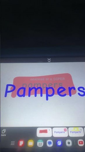 Pampers logo history