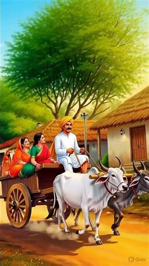 पैसा भले ही शहर में ज्यादा होगा साहब, सुकून और शांति अभी भी गांव में ही मिलती है #subscribe ...