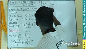 How to Expand Expressions with Surds in Brackets (Episode 7) #followers #highlights #SPSCAmbassador #21stdigiskillz #surds #IrrationalNumbers | Taxonomy online mathematics | Facebook