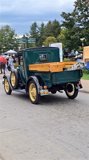 143K views · 4.6K reactions | Ford Model A Pickup Truck Drive By Engine Sound Old Car Festival Greenfield Village 2025 | Casey Faitel | Facebook