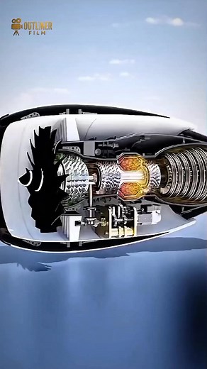 From still to soaring, this is how a jet engine comes alive. ⚡✈️🔥#Mindsnacksfacts #Aviation #JetEngines #Engineering #fblifestyle | Outliner Film