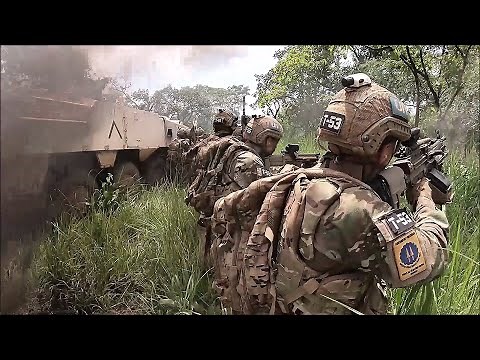 Portuguese Paratroopers In Close Combat During Assault On Rebel Camp In Central African Republic