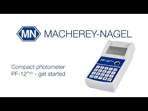 Compact photometer PF-12Plus - Get started