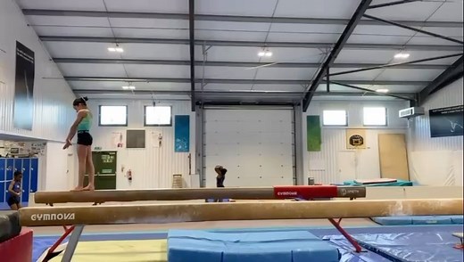 Our British beam champion working on new skills! 🤩 | Heathrow Gymnastics Club