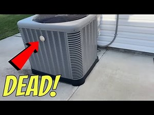 Rheem Central AC Not Cooling - Loud Compressor & Restriction Clogging System