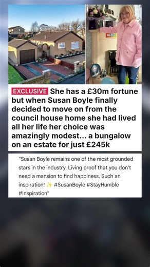 She has a £30m fortune but when Susan Boyle finally decided to move on from the ... #celebrity