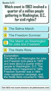 US History for GED Social Studies – Key Events & Practice