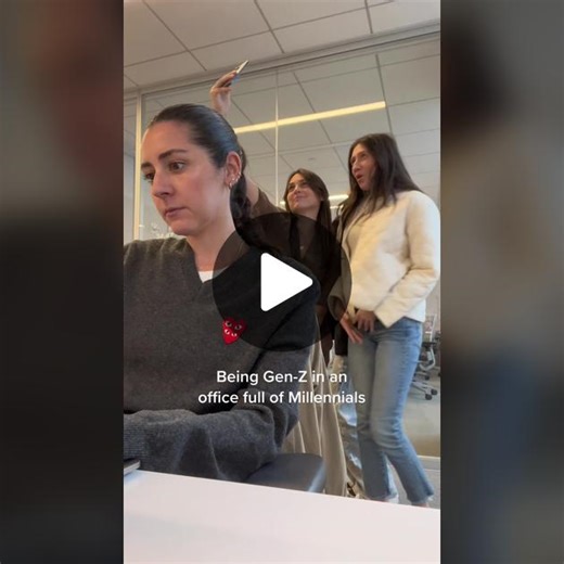 Just another day at the office 👩‍💻 #Saks #genzvsmillenial
