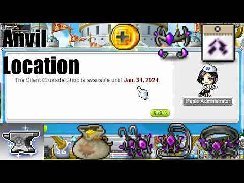 [Maplestory GMS Reboot] Anvil Location: Silent Crusade