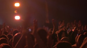 Applause at a concert - Free Stock Video