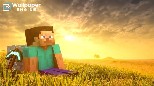 【Wallpaper Engine】动态壁纸推荐 我的世界_哔哩哔哩_bilibili