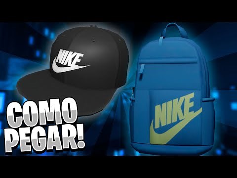COMO PEGAR O CHAPÉU E A MOCHILA GRÁTIS DO EVENTO DA NIKE! ROBLOX