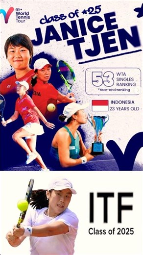 Janice Tjen Anggota ITF Class of 2025 | Bintang Tenis Paling Perform tahun 2025