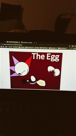The egg scratch animation