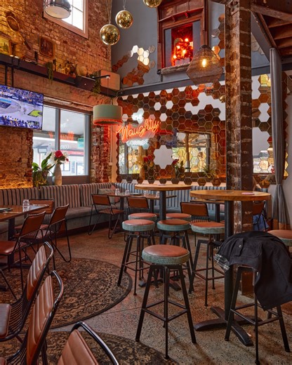 Best seat at The Lucky? Depends who you ask 👀 The team has their favourites, but we say test them all. Come by this week, book a table: https://theluckyhotel.com.au/ | The Lucky Hotel