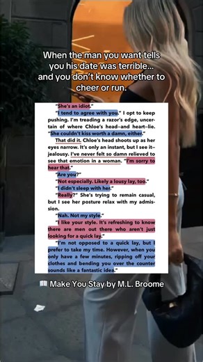 33 reactions |  MAKE YOU STAY by M.L. Broome ☀️ Two neighbors. One stubborn rule: don’t fall for each other. Yeah, that didn’t last. small town • single dad • grumpy sunshine • opposites attract • slow burn • forced proximity • found family • later-in-life romance • read free in KU #smalltownromance #romancebooks #romancebook #friendstolovers #grumpysunshineromance | M.L. Broome Romance Author | Facebook