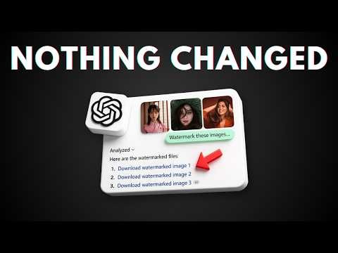 How to BATCH Watermark Images with ChatGPT WITHOUT Changing Details