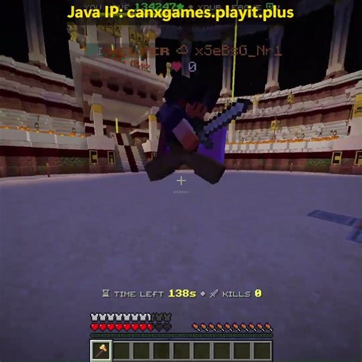 The best kit-pvp server! ⚔️ #minecraft #minecraftshorts #minecraftserver #kitpvp #pvp