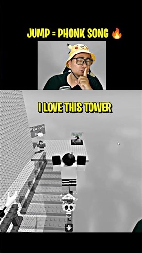 This tower is IMPOSSIBLE 0,00001% 😱 every jump = phonk song coming 😭