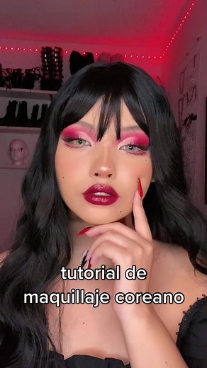 Dark Cherry Makeup Tutorial: Korean Style
