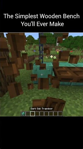 The Simplest Wooden Bench You'll Ever Make #sound #plsgoviral