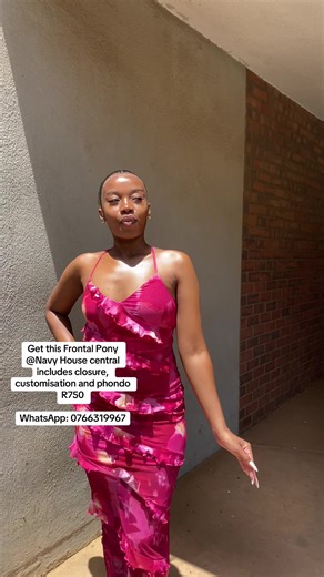 Frontal Ponytail Hairstyle Customization in Pretoria