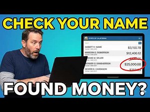 Watch Me Find Unclaimed Money in California Step by Step
