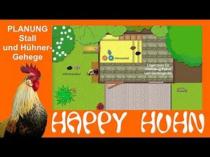 E127 Planning of chicken coop and run at HAPPY HUHN - The HAPPY chicken garden is being created P...