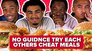 6.3K views · 15 reactions | We are back in 2024 with an exciting People Try! NoGuidnce Try Each Other's Cheat Meals! Which order is your fave? | BuzzFeed | Facebook